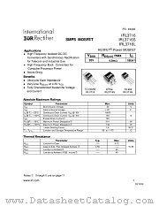 IRL3716S datasheet pdf International Rectifier