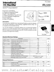IRL530 datasheet pdf International Rectifier