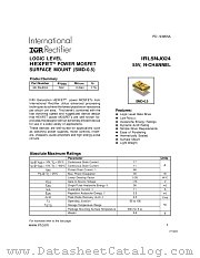 IRL5NJ024 datasheet pdf International Rectifier
