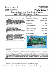 IRMCS2031 datasheet pdf International Rectifier