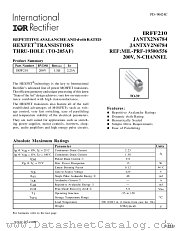 JANTX2N6784 datasheet pdf International Rectifier