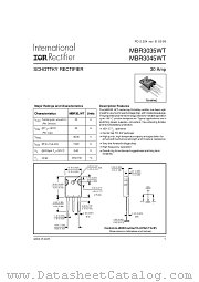 MBR3035WT datasheet pdf International Rectifier