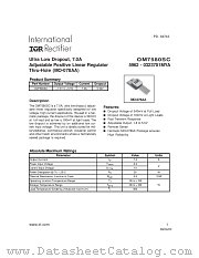 OM7580SC datasheet pdf International Rectifier
