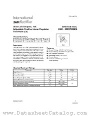 OM7581SC datasheet pdf International Rectifier