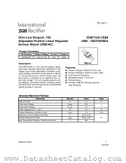 OM7581SM datasheet pdf International Rectifier