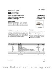 OM8504SC datasheet pdf International Rectifier