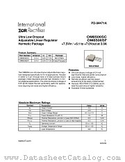 OM8506SC datasheet pdf International Rectifier