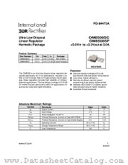 OM8508SC datasheet pdf International Rectifier