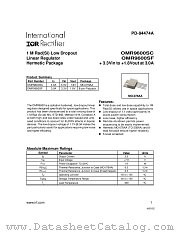 OMR9600SF datasheet pdf International Rectifier