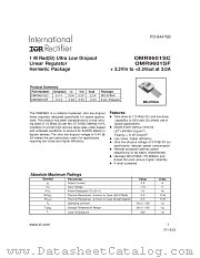 OMR9601SF datasheet pdf International Rectifier