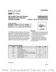 OMR9805SF datasheet pdf International Rectifier