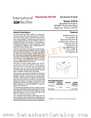 PVD1052 datasheet pdf International Rectifier