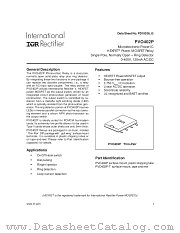 PVO402P datasheet pdf International Rectifier
