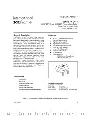 PVU414S-T datasheet pdf International Rectifier