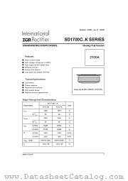 SD1700C30K datasheet pdf International Rectifier