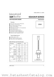 SD253N12S20PV datasheet pdf International Rectifier