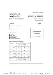 SD300C08C datasheet pdf International Rectifier