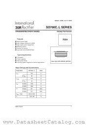 SD700C45L datasheet pdf International Rectifier