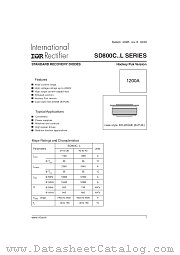 SD800C45L datasheet pdf International Rectifier