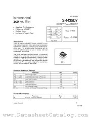 SI4435DY datasheet pdf International Rectifier
