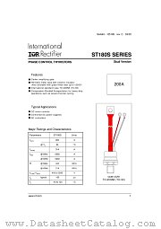 ST180S16P0 datasheet pdf International Rectifier