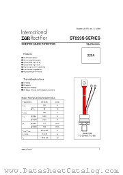 ST223S08PFL0 datasheet pdf International Rectifier