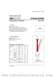 ST230S14P0 datasheet pdf International Rectifier