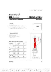 ST330S16P0 datasheet pdf International Rectifier