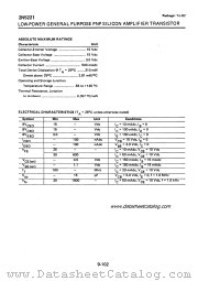 2N5221 datasheet pdf ITT Semiconductors