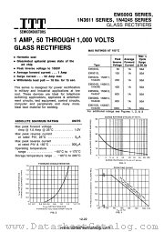 EM506G datasheet pdf ITT Semiconductors