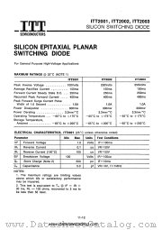 ITT2001 datasheet pdf ITT Semiconductors