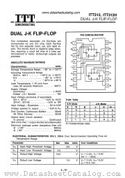 ITT312 datasheet pdf ITT Semiconductors