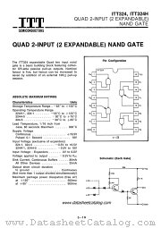ITT324H datasheet pdf ITT Semiconductors