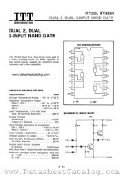ITT325H datasheet pdf ITT Semiconductors