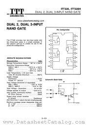 ITT326 datasheet pdf ITT Semiconductors