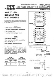 ITT491N datasheet pdf ITT Semiconductors