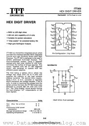 ITT502 datasheet pdf ITT Semiconductors