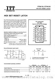 ITT54118 datasheet pdf ITT Semiconductors