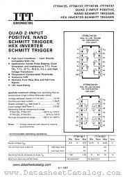 ITT74137 datasheet pdf ITT Semiconductors