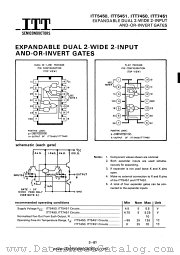 ITT5451 datasheet pdf ITT Semiconductors