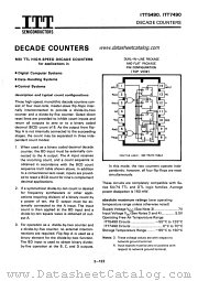 ITT7490 datasheet pdf ITT Semiconductors