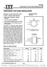 ITT723 datasheet pdf ITT Semiconductors