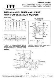 ITT7521 datasheet pdf ITT Semiconductors