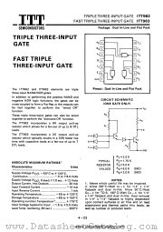 ITT962 datasheet pdf ITT Semiconductors