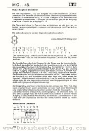 MIC7446J datasheet pdf ITT Semiconductors