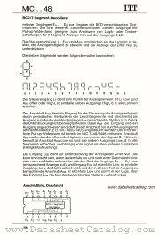 MIC7448 datasheet pdf ITT Semiconductors