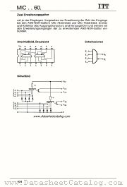 MIC5460J datasheet pdf ITT Semiconductors