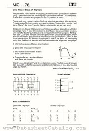 MIC7476 datasheet pdf ITT Semiconductors