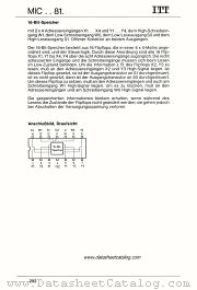 MIC5481 datasheet pdf ITT Semiconductors