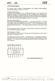 MIC5494N datasheet pdf ITT Semiconductors